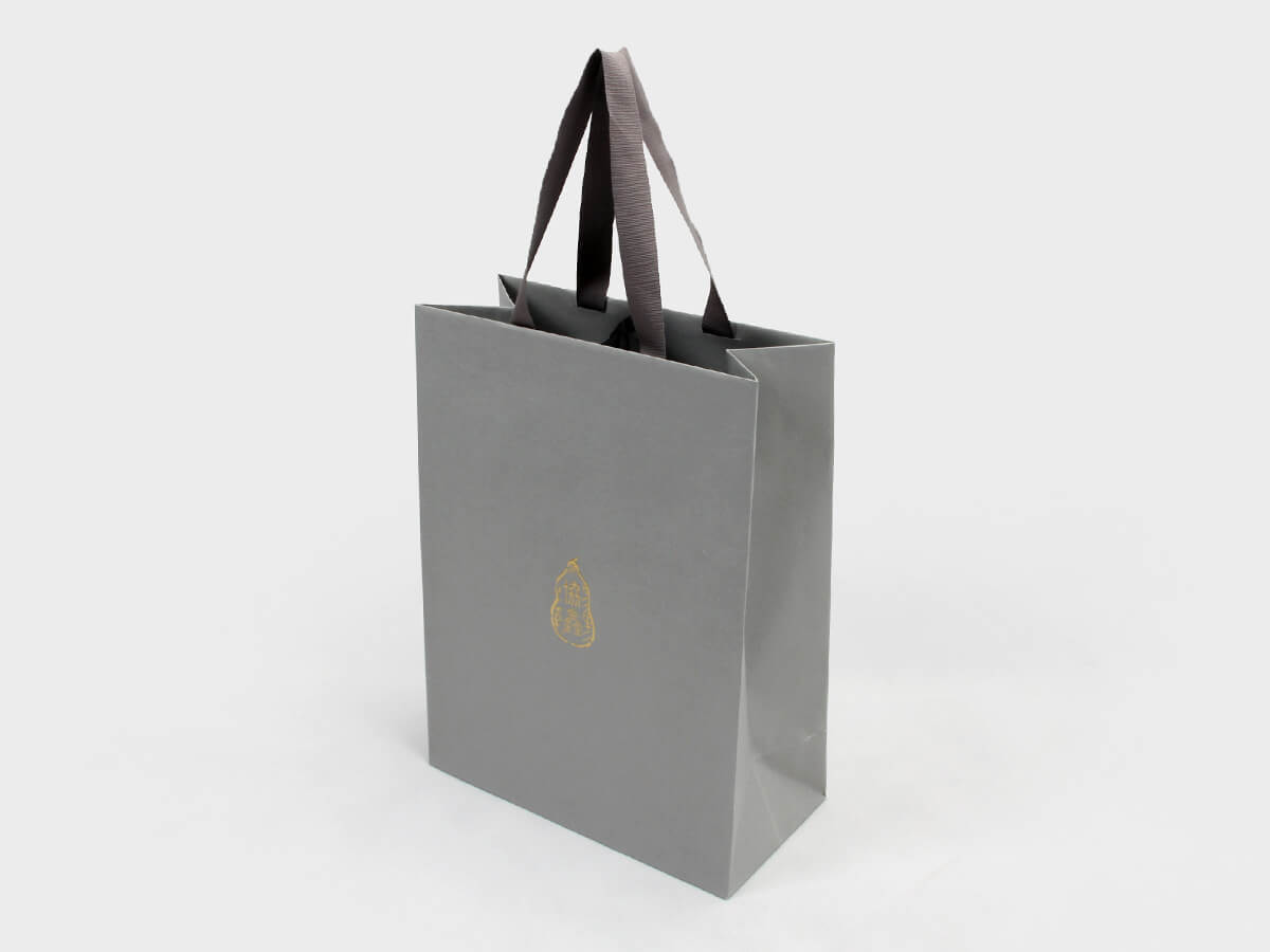 Luxury Gray Beater Dyed Paper Bag - Newstep