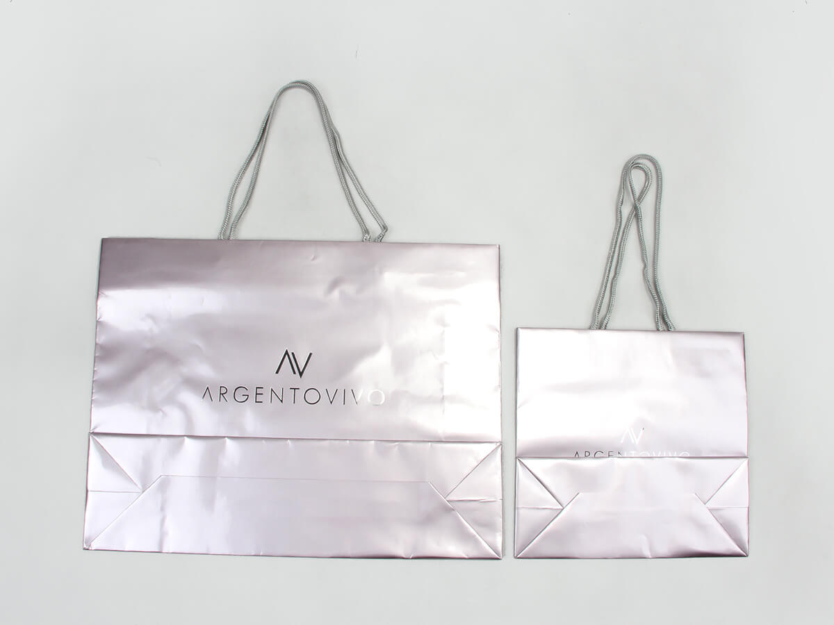 Garment Shopping Bag with Round Hole Handle - Newstep