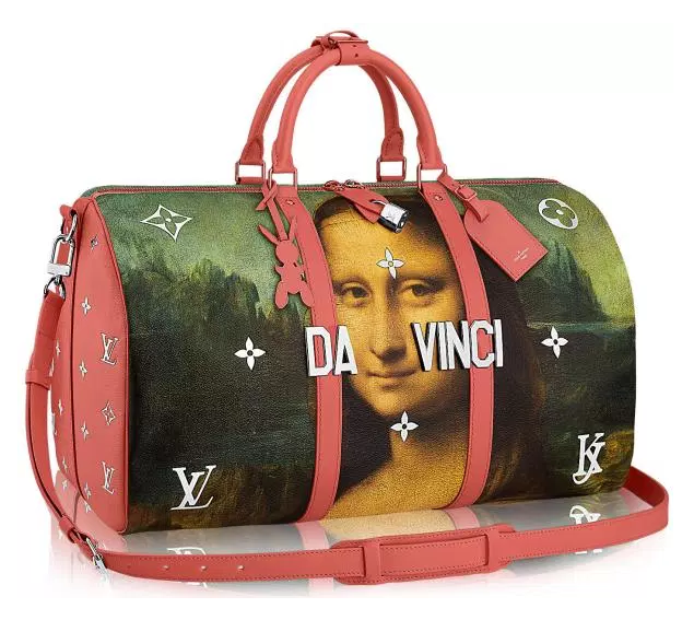 Jeff Koons puts the Mona Lisa on a Louis Vuitton bag